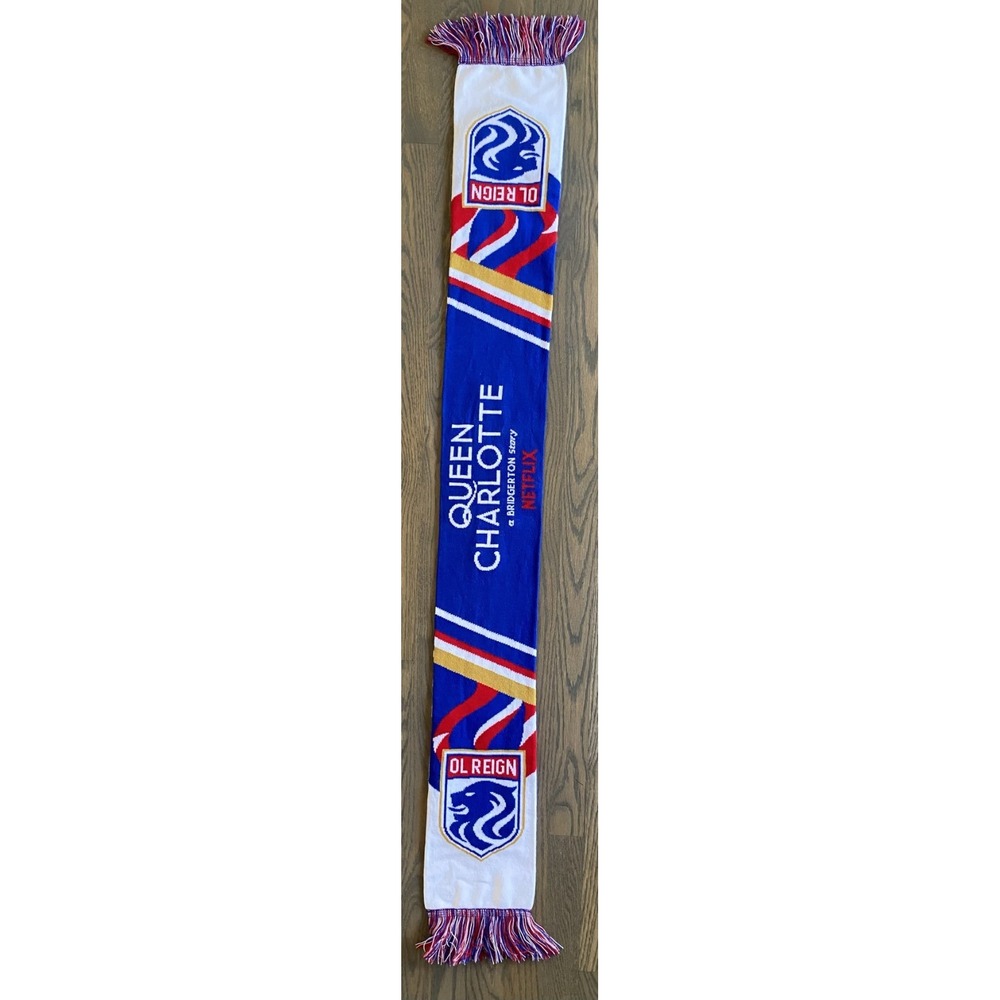 OL Reign Scarf NWSL Queen Charlotte Bridgerton Netflex Soccer